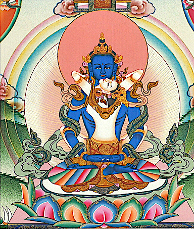 (image for) Samantrabhadra and Samantrabhadri Head of Peaceful Deities
